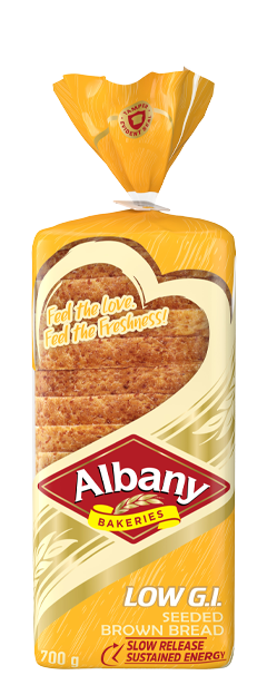 Albany Low Gi 700g Seeded Brown Bread
