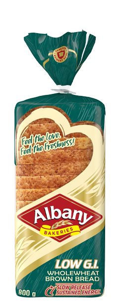 Albany Low Gi 800g Wholewheat Bread