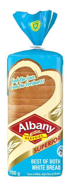 Albany Superior 700g BOB Bread