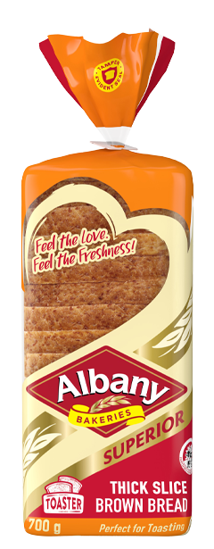 Albany Superior 700g Thick Slice Brown Bread